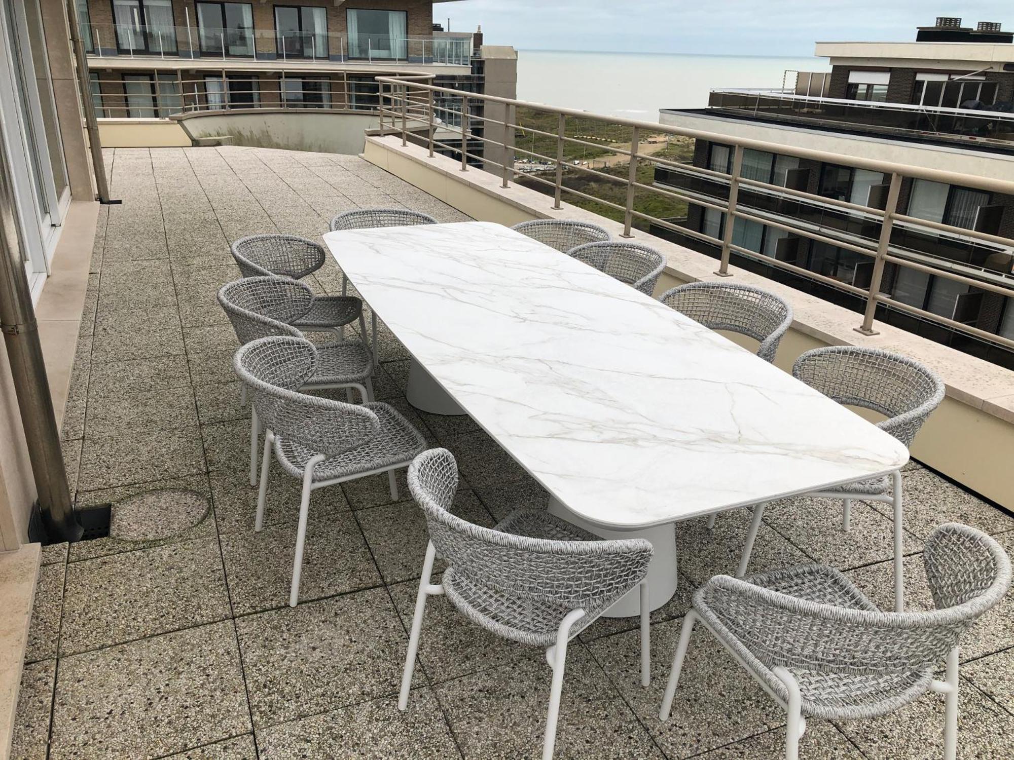 Appartement Duplex Penthouse Super Zeezicht à La Panne Extérieur photo